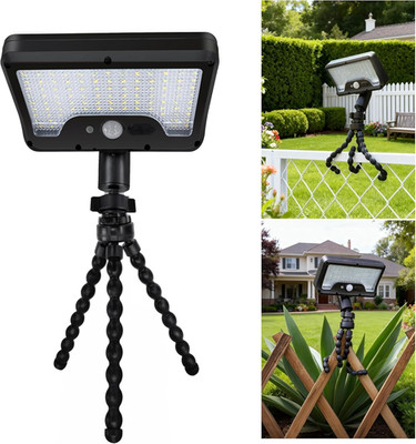 Motion Sensor Solar Light with Flexible Octopus Tripod, 600LM Lights with 3CCT,