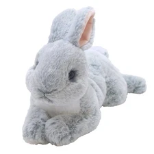 Sun Lemon Knee Rabbit Gray S 23×11.9×30.6cm Stuffed Animal P-3772