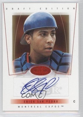 2004 Fleer Hot Prospects Draft Edition 25/25 Erick San Pedro Rookie Auto RC 1c1