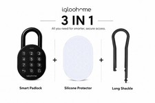 Igloohome Smart Padlock Bundle with Silicone ...