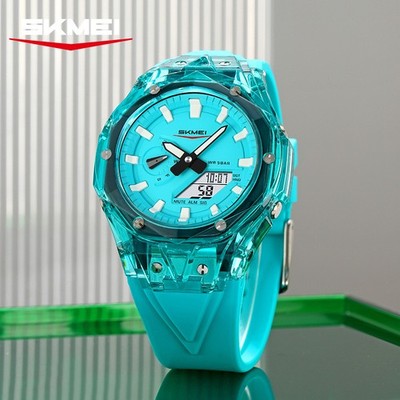 Modeuhr SKMEI 2411 Wasserdichte Zeit sparende 5Alarm Armbanduhr Sport Herren