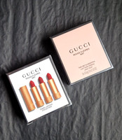 Gucci Gift Set Rouge Lip Colour Mat Set Of 3 Lipsticks New Sealed 3 x 3.5g