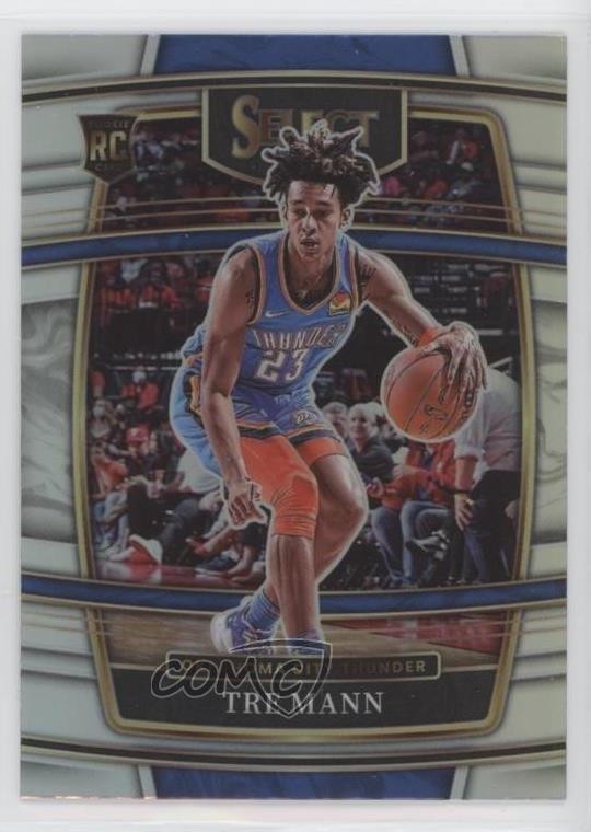 2021-22 Panini Select Concourse Silver Prizm Tre Mann #36 Rookie RC 09wc