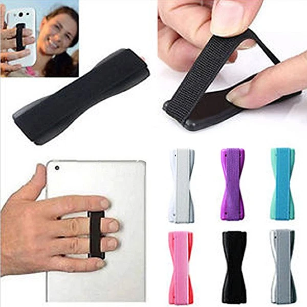Supporto Telefonico Ovale In ABS Con Base Antiscivolo – Impugnatura Ergonomica Per Smartphone E Tablet (Rosa)