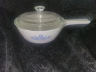 Vintage Corning Ware Blue Cornflower P-81-B 1 PINT Dish with Pyrex Lid P-81-C