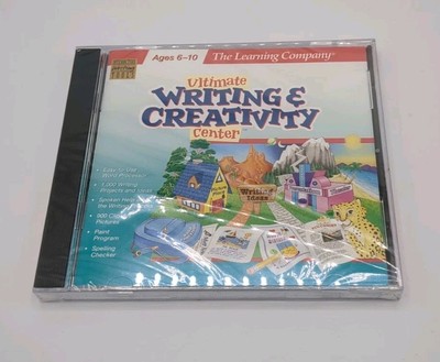 Ultimate Writing & Creativity Center CD.  Ages 6-10 (1999, The Learning Company)