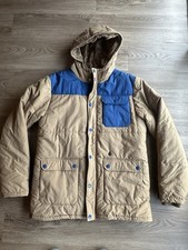 Volcom Down Puffer Jacket Full Zip  XL Beige ...
