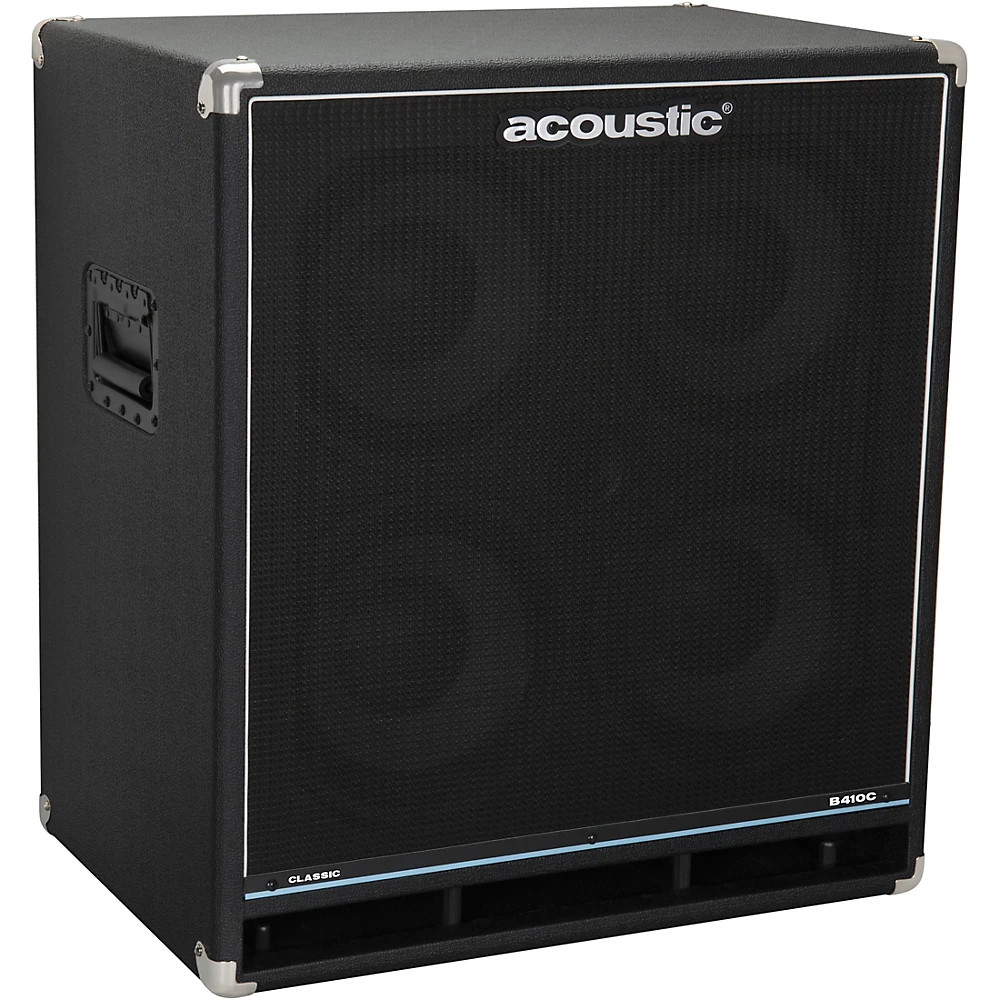 Acoustic B410C Classic 400W 4X10 Bass Speaker Cabinet Black