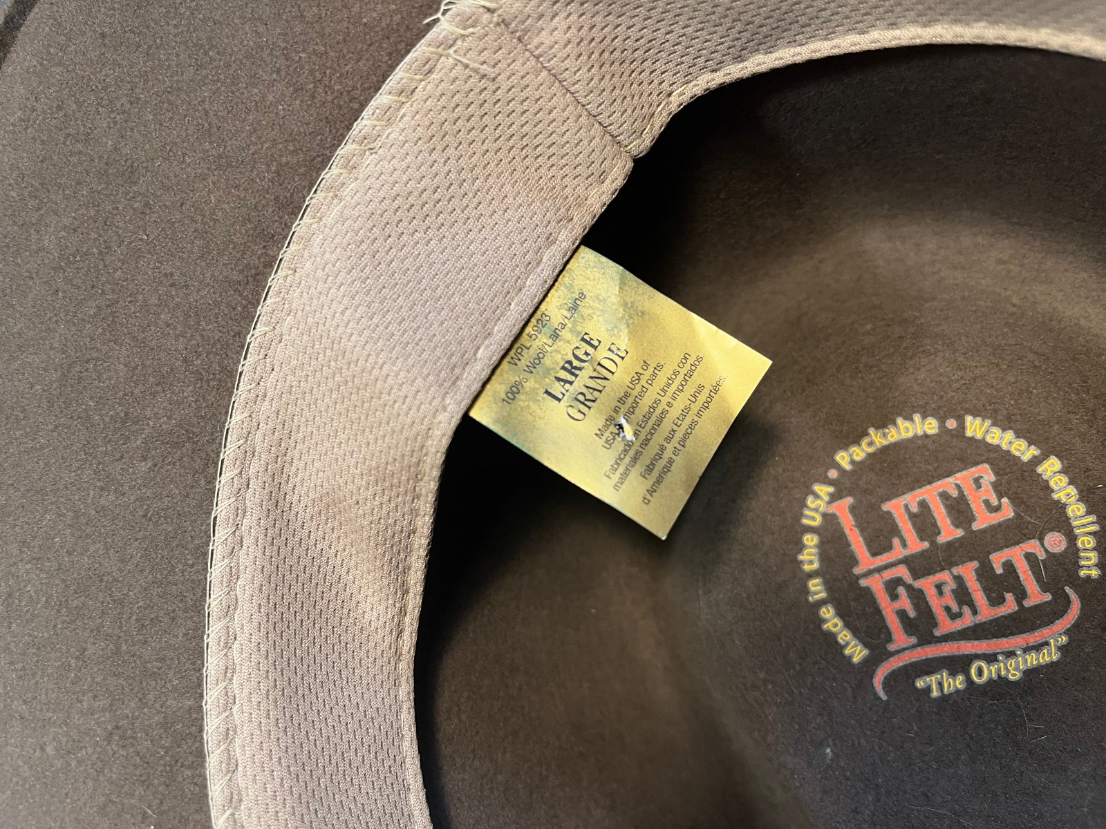 Bailey Switchback Pecan Outback Hat Lite Felt 100… - image 13