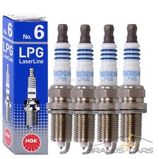 4x NGK ZÜNDKERZE LPG FÜR OPEL SIGNUM TIGRA B VECTRA A C ZAFIRA B C