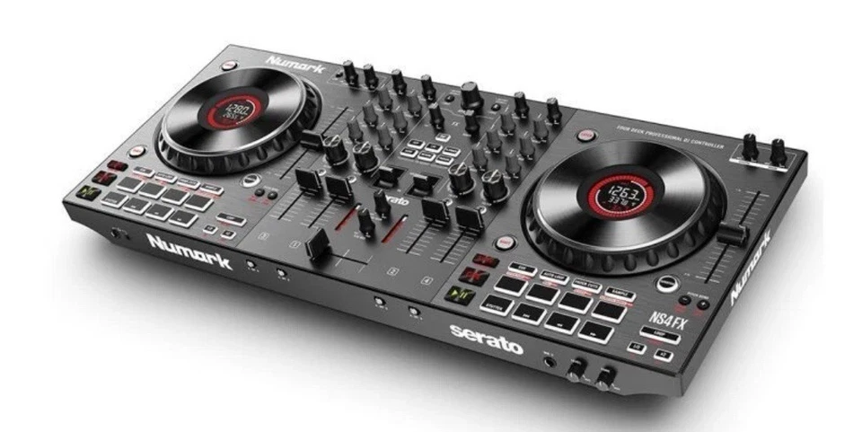 Numark NS4FX DJ Deck Controller - Black - Image 4 of 4