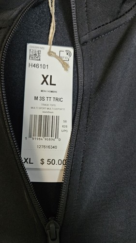 NEW! Adidas men Essentials Warm-Up 3-Stripes Jacket Size XL - Picture 6 of 6