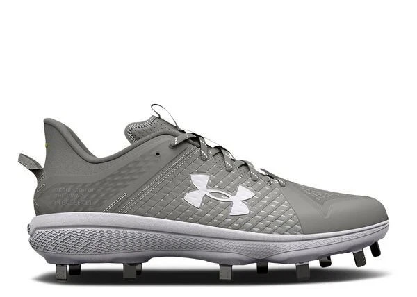 Under Armour Yard Low MT Charged Baseball Cleats Grey 3025592-101 Mens Size 6590₽