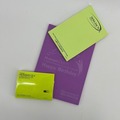 Pharmaceutical Promotional Post-it Note Pads Genentech Nova Factor Metadate