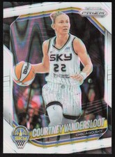 2025 Panini Prizm WNBA White Seismic Prizms #124 Courtney Vandersloot
