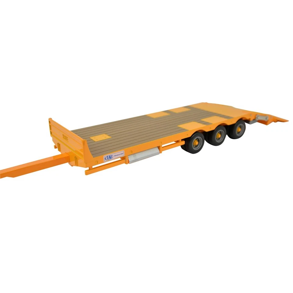 1/32 ERTL Kane Low Loader Yellow Trailer 43254 - Image 2 of 4