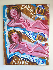 STEVE KEENE HANDPAINTED ORIGINAL SK23 2023 on board 16x12 Carole King
