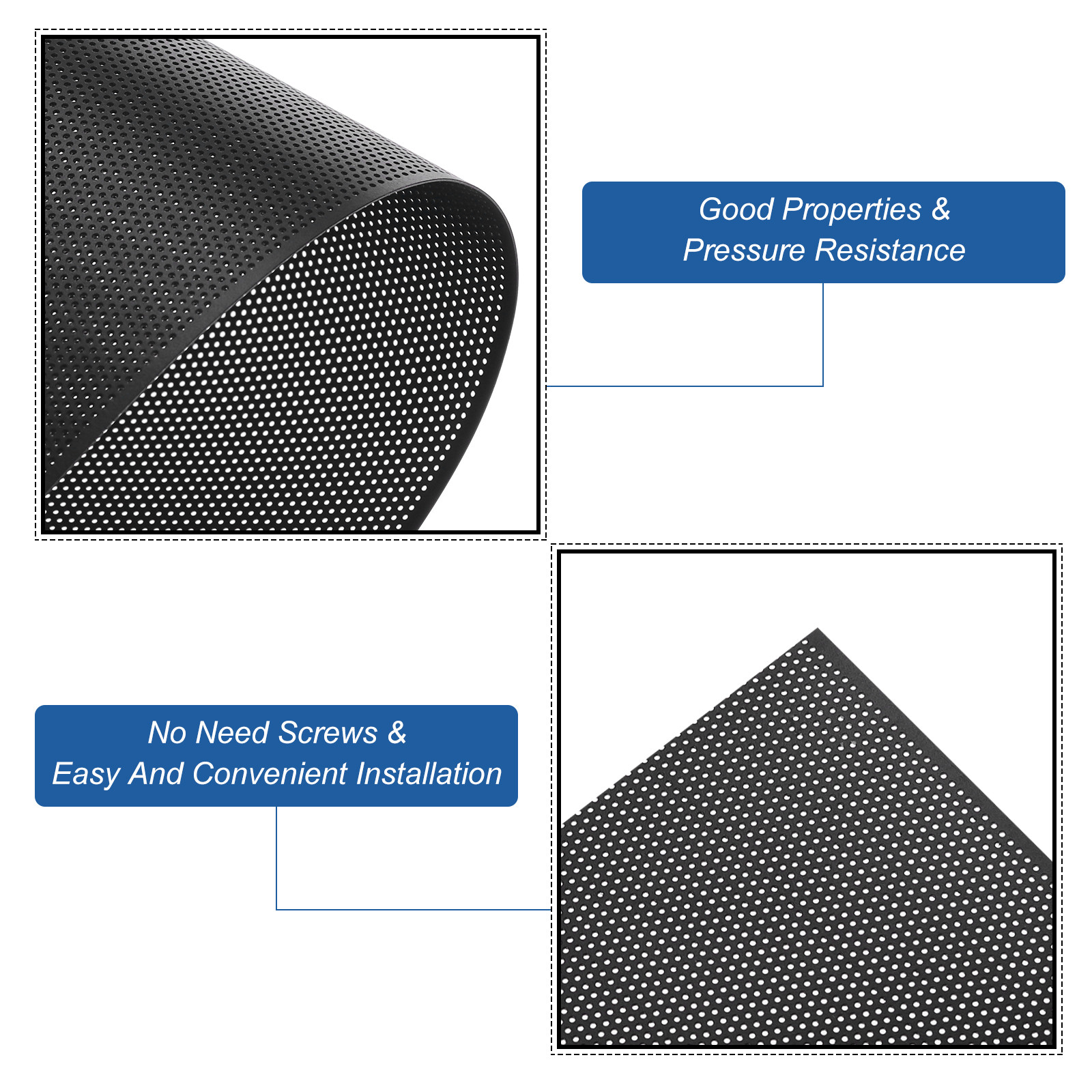 PC Dust Filter Roll 300x1000mm PVC Computer Case Dustproof Mesh Black