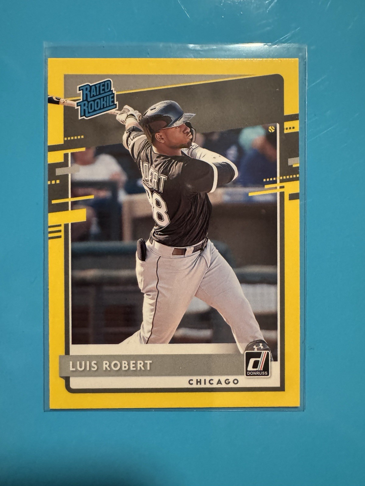 Luis Robert 2020 Panini Donruss - Rated Rookie #264 Yellow (RC) White Sox
