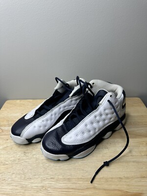 Nike Air Jordan 13 Retro GS Youth Size 4Y White Obsidian Blue