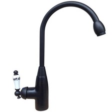 Black Oil Rubbed Brass Kitchen Faucet Swivel Single Handle Sink Mixer Tap fsf109