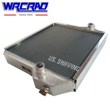 #re46314 Aluminum Radiator Fits John Deere 4560 4660 4755 4760 4955 4960 Tractor