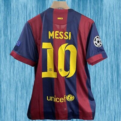 Messi #10 - 2014-2015 FC Barcelona Home Jersey with Messi #10 - 2014-2015 FC Barcelona Home Jersey with