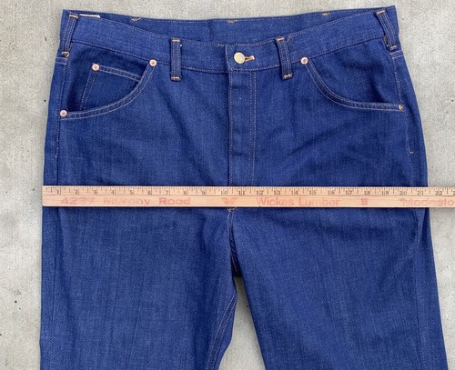 vintage Lee Jeans Lee Rider Boot Cut Flare Talon 42 zipper 38 X 32.5 - Picture 23 of 24