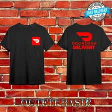 New DOORDASH Logo T-Shirt Funny Size S to 5XL