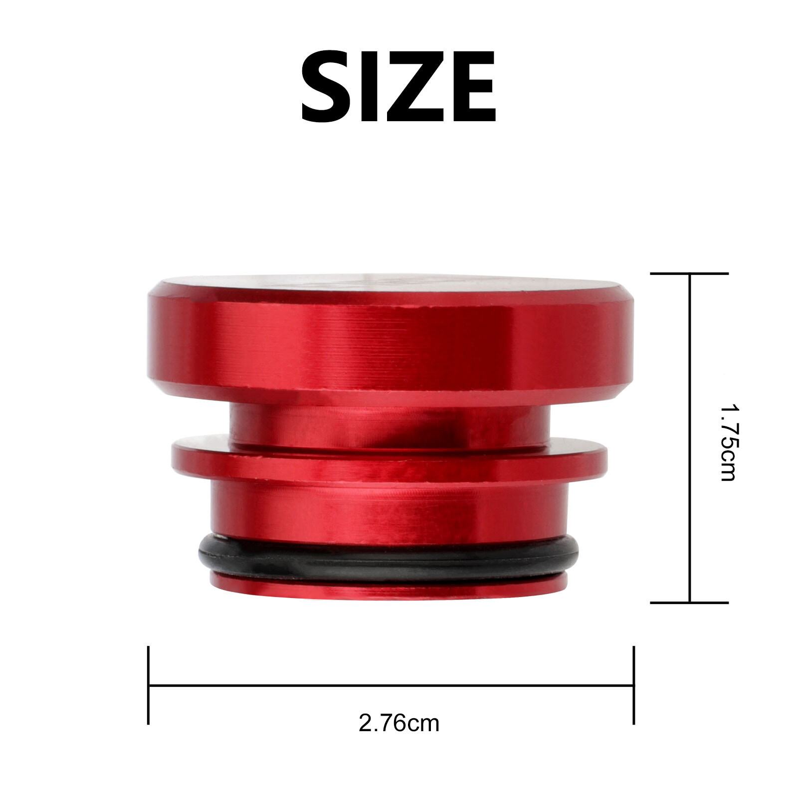 2Pcs Universal Car Cigarette Lighter Cover Fire Missile Eject Button Accessories