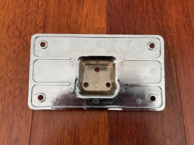 Drag Specialties Chrome Lay Down License Plate Mounting Bracket DS-720814