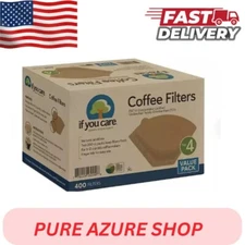 If You Care #4 Unbleached Coffee Filter (400 Ct.) FAST DELIVERY