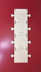 Mdf 3mm Jigsaw puzzle Pieces Hanging options 4-10 Peices