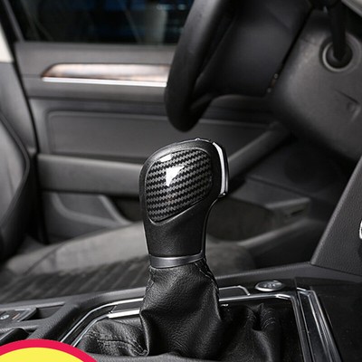 2012 2019 For Volkswagen Vw Jetta Carbon Abs Interior Car Gear Shift Knob Trim Ebay