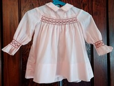 Vintage Child's Smocked Shirt Abo. 1 Year Old