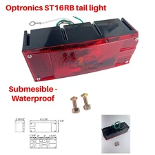 Optronics Submersible Combination Trailer Tail Light stud mount ST16RB Passenger