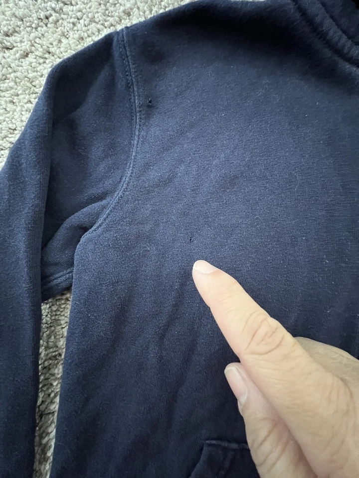 Sudadera suéter vintage Polo Ralph Lauren Big Pony juvenil talla 7 cremallera completa Foto 3 de 4