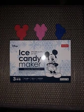 NEW Daiso Made in Japan - Disney Popsicle Maker Ice Candy Mickey Minnie Donald