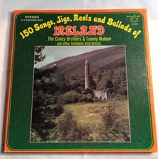 (5)  LP BOX SET "150 SONGS, JIGS, REELS & BALLADS OF IRELAND" CLANCY BROTHERS &