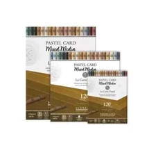 Sennelier La Carte Mixed Media Pastel Pad - Earth Tones -Raw Sienna Burnt Sienna