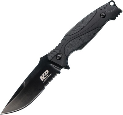 Smith & Wesson M & P BLACK FIXED Messer 8Cr13Mov Stahl Kunststoffgriff