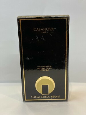 Vintage J. Casanova Parfum 0.25 oz./7 Splash Rare