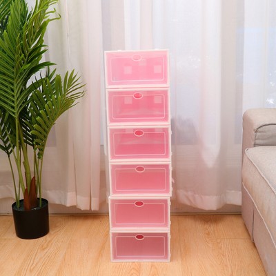 Transparent Schuhe Box Stapelbar Schuh Racks Sandalen Box Schuhe Lagerung Bin