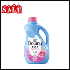 Downy Liquid Fabric Softener, April Fresh Scent, 77 fl oz, 105 Loads - Free Ship