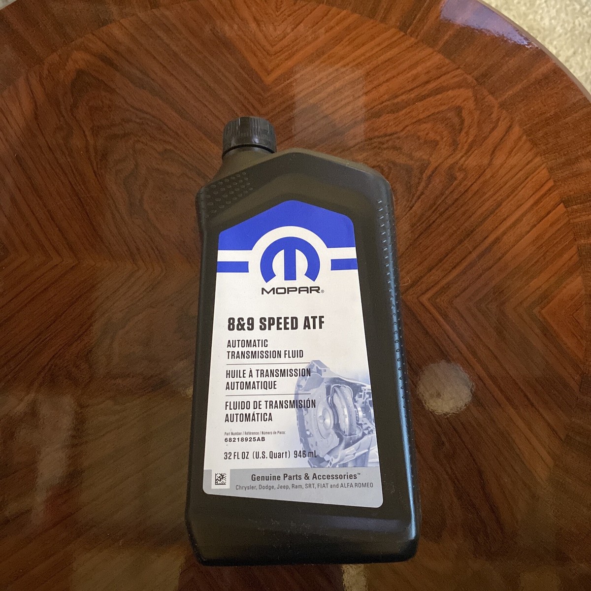 Genuine OEM Mopar 68218925AB 8 & 9 Speed Automatic Transmission