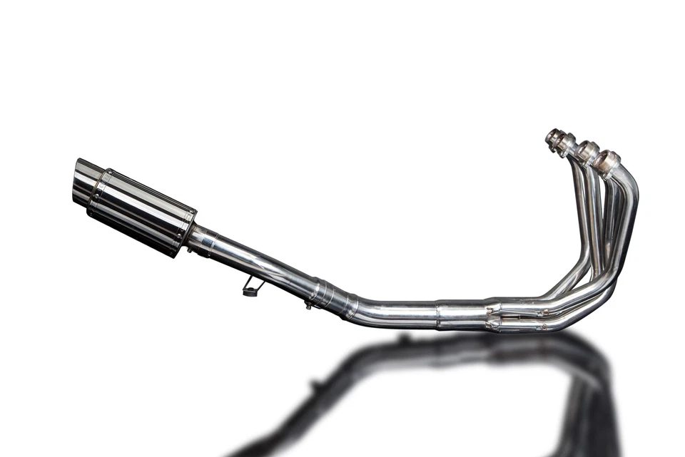 Suzuki GSF1250 Bandit 2007-2016 полный выхлоп 4-1 8 дюймов круглый глушитель из нержавеющей стали - Изображение 2 из 4