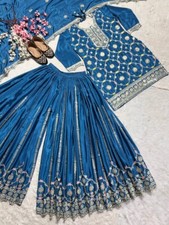Salwar Kameez Readymade Blue Suits Indian Wedding Party Bollywood NEW