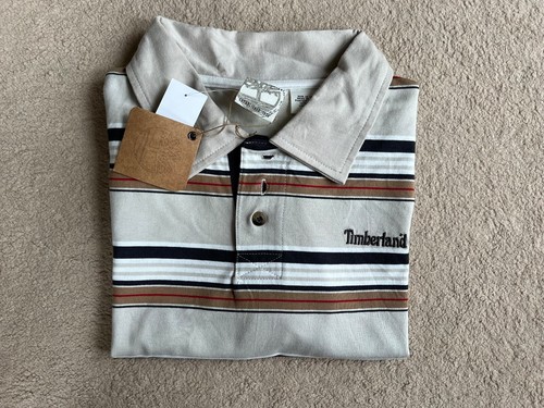 Timberland Boys Polo Shirt Stripes Multicoloured Size M/12-14 See Description