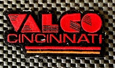 VALCO CINCINNATI EMBROIDERED SEW ON PATCH 4" x 1 3/4" NOS