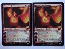2x Chandra, Pyromaster, Chandra, Pyromeisterin, Magic 2014, MTG, Magic, Englisch